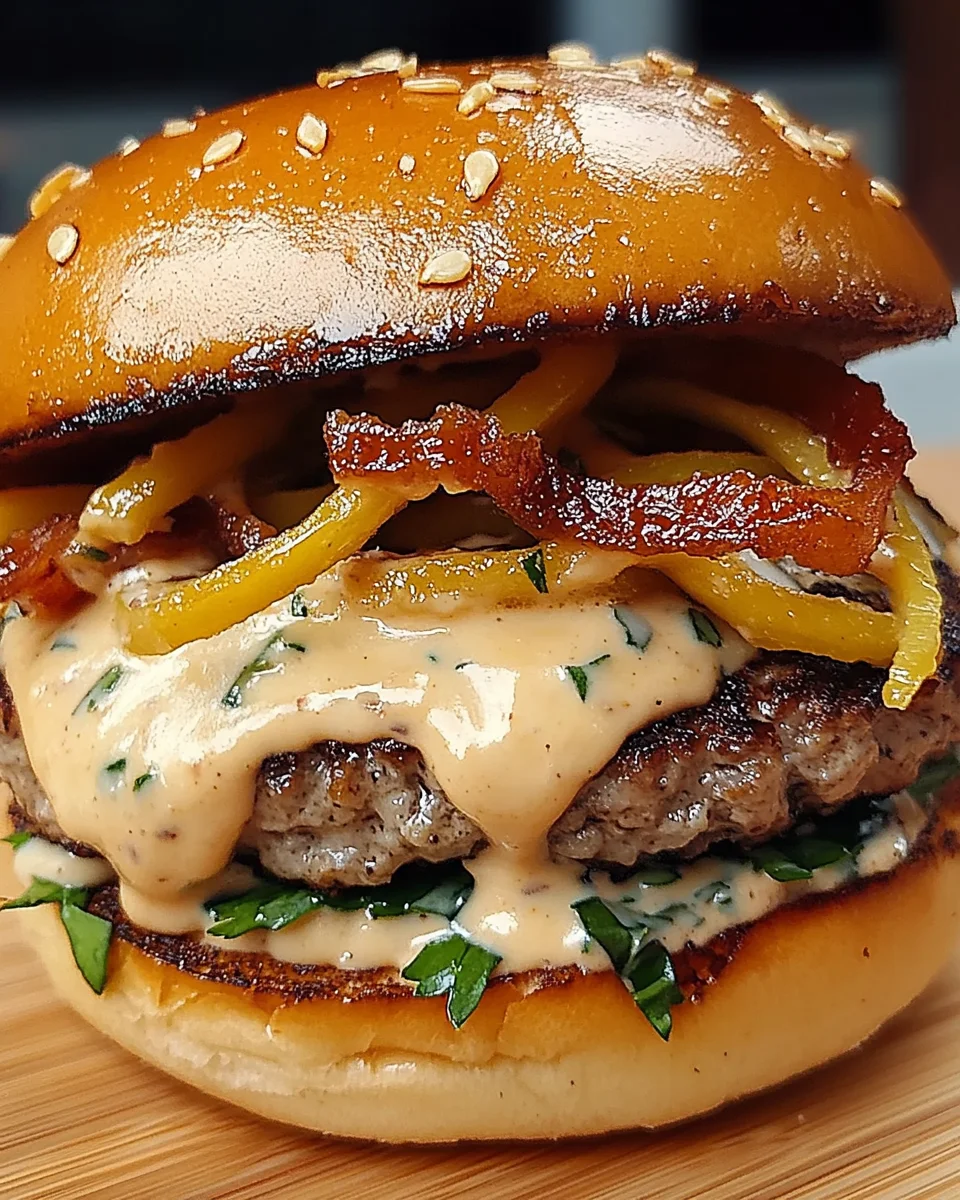 Smash Burgers with Turkey Turkey Baconnaise Sauce