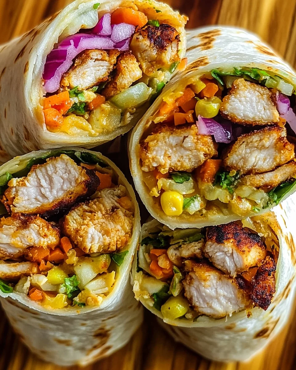 Southwest Chicken Wraps