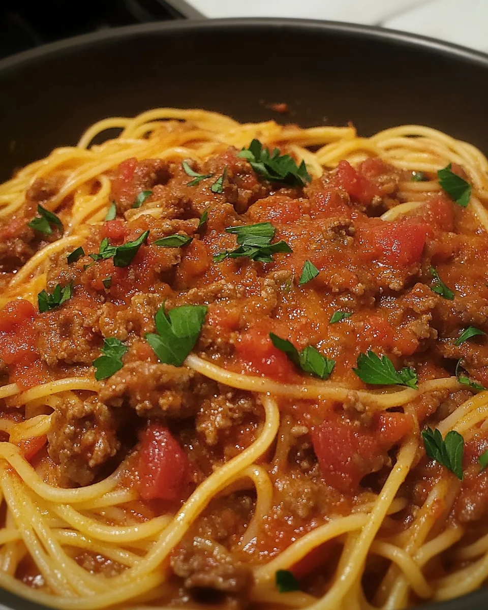 Spaghetti Meat Sauce