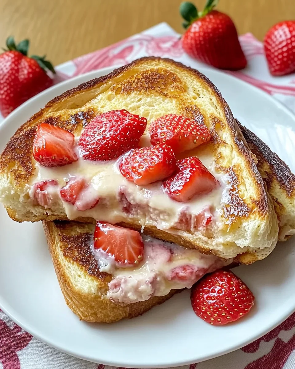 Strawberry Cheesecake French Toast