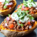 Taco Stuffed Sweet Potatoes