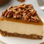 Vegan Caramel Pecan Cheesecake