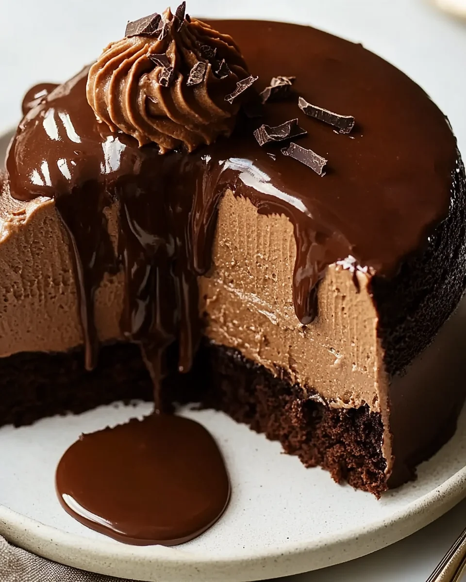 Vegan Chocolate Mousse Cake