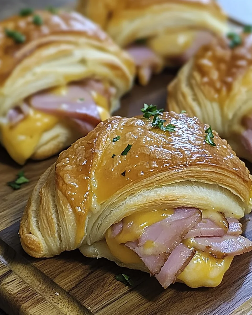 chicken ham And Cheese Crescent Rolls