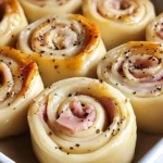 chicken ham and Cheese Pinwheels