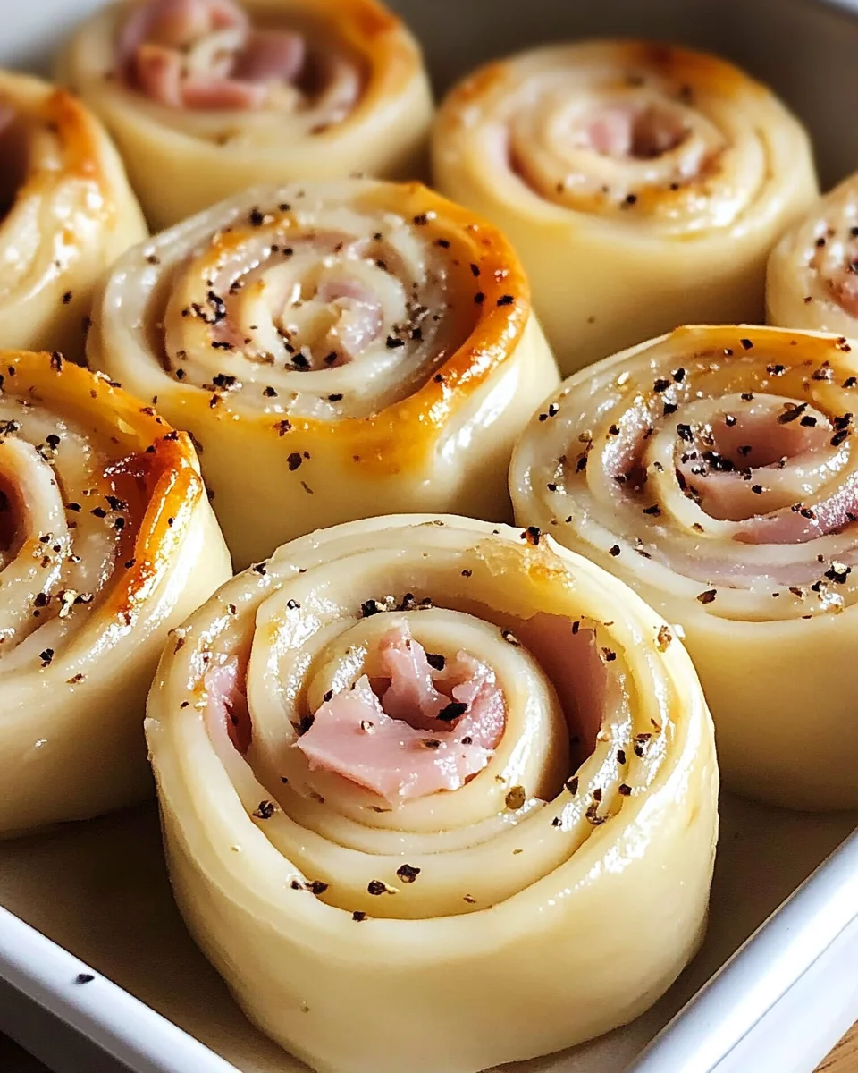 chicken ham and Cheese Pinwheels