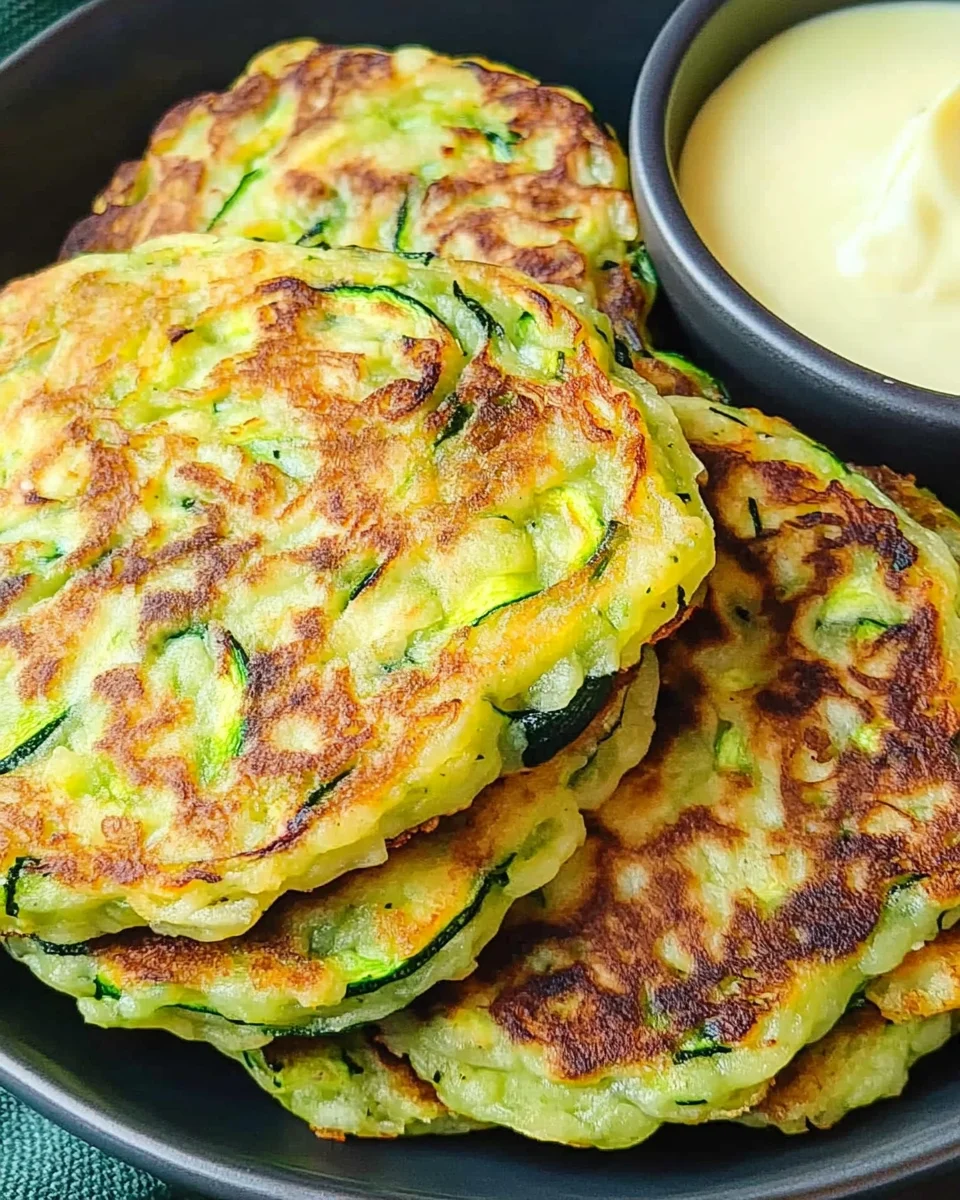 4 Ingredient Zucchini Fritters