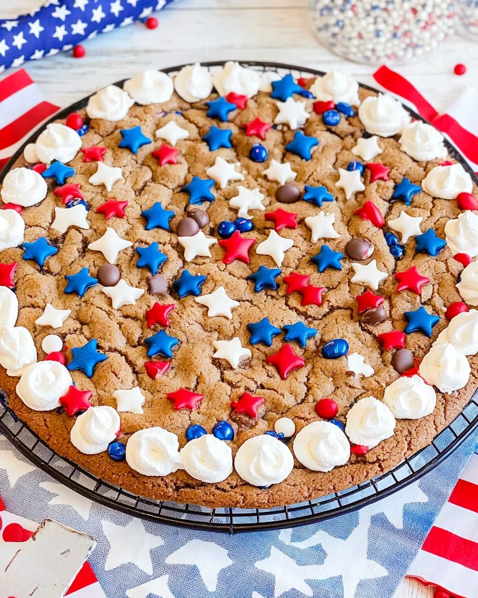 4th of July Cookie Cake