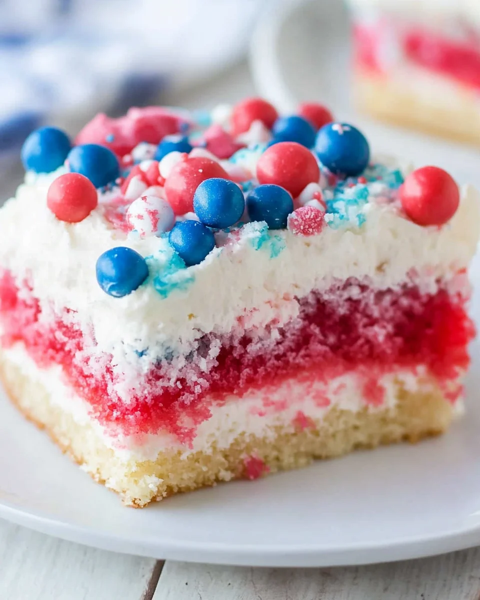 4th of July Poke Cake