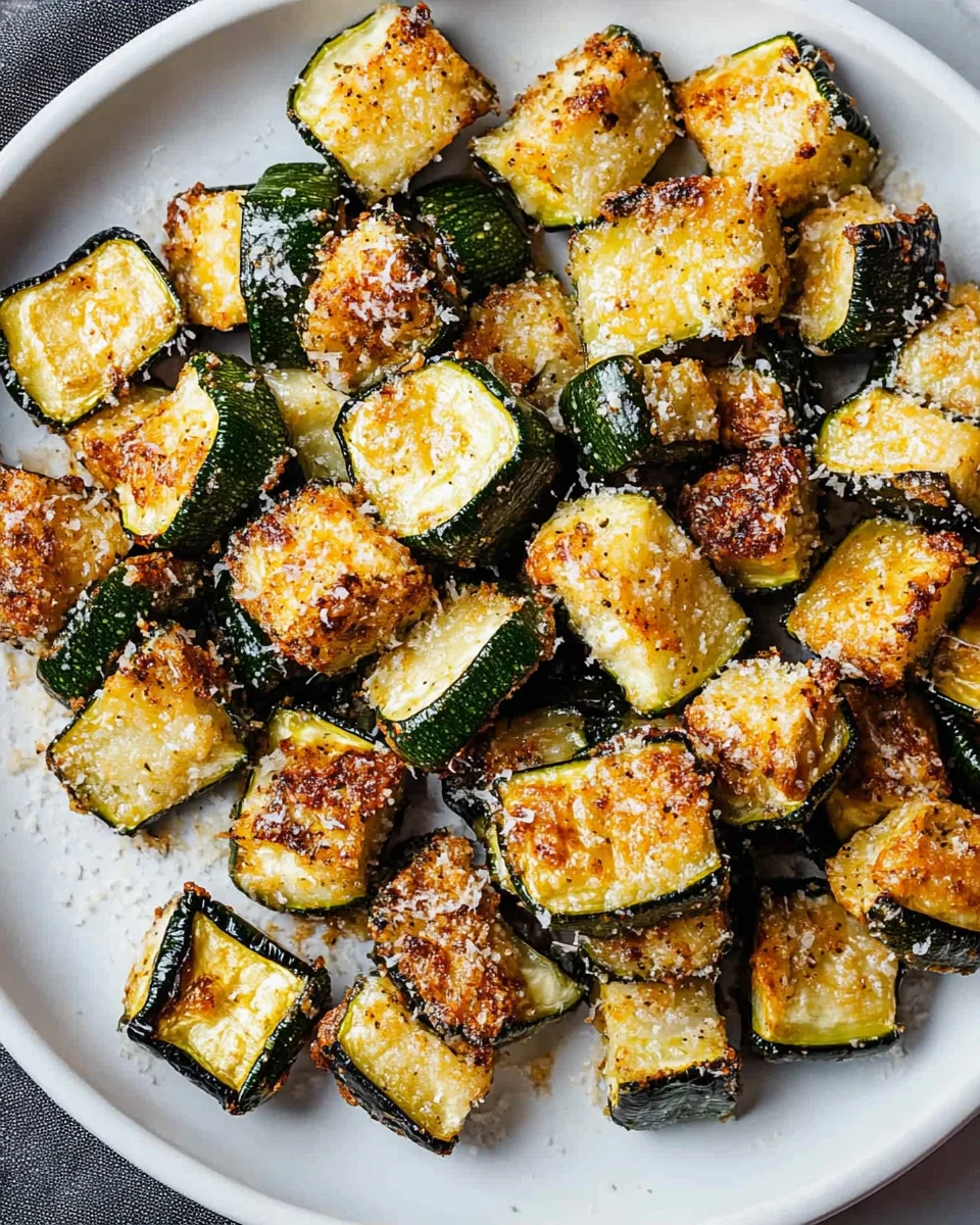 Air Fryer Parmesan Zucchini (No Breading)