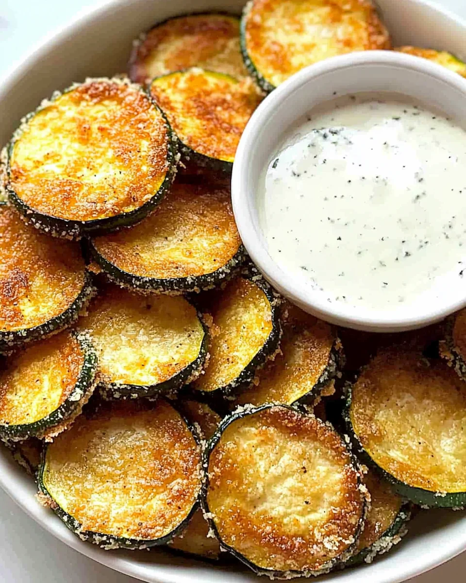 Air Fryer Zucchini Chips
