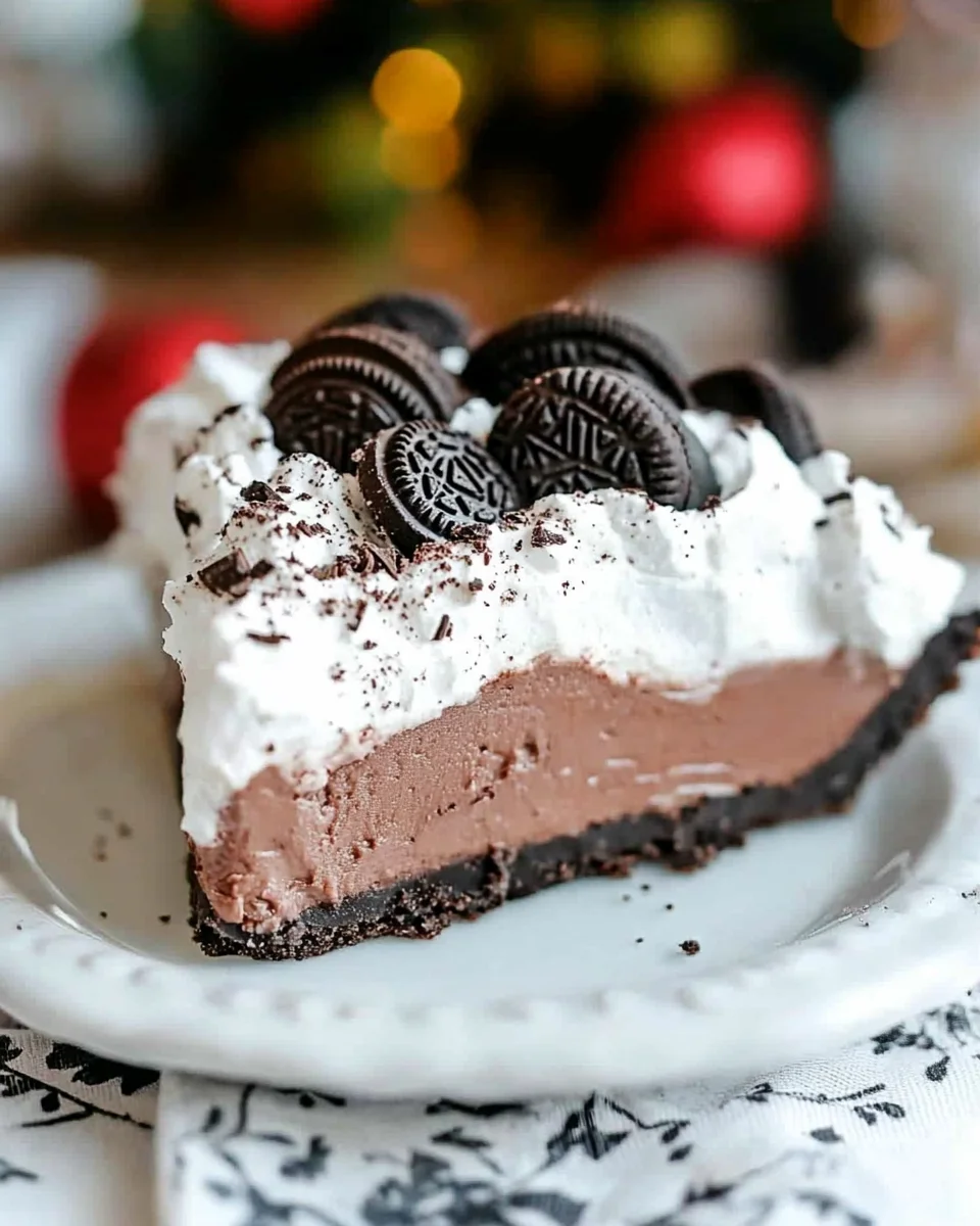 Easy Dreamy Oreo Chocolate Cream Pie