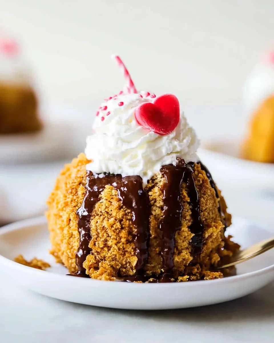 Easy Mexican Fried Ice Cream