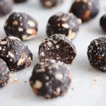 Healthy Dark Chocolate Almond Joy Bites