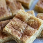 Homemade Snickerdoodle Cookie Bars