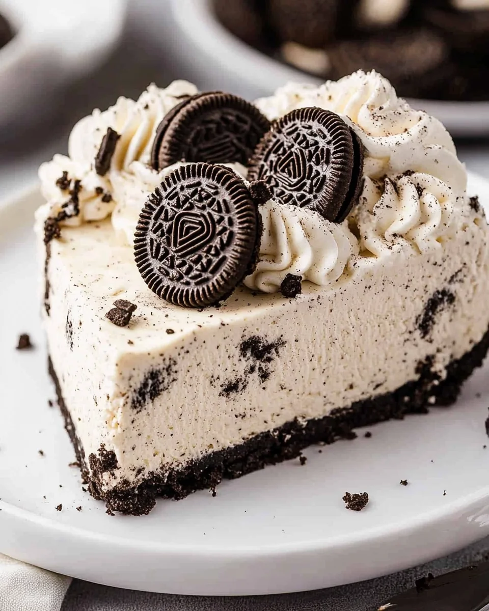 No Bake Oreo Cheesecake