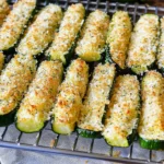 Parmesan Crusted Zucchini Wedges