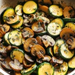 Skillet Zucchini and Mushrooms