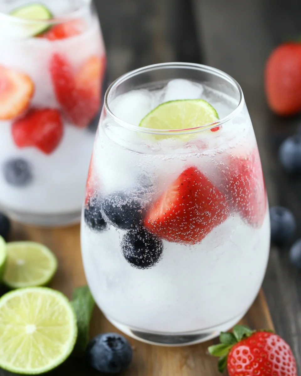 Strawberry Blueberry LimeAid