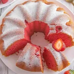 Strawberry Cream Cheese Pound Cake