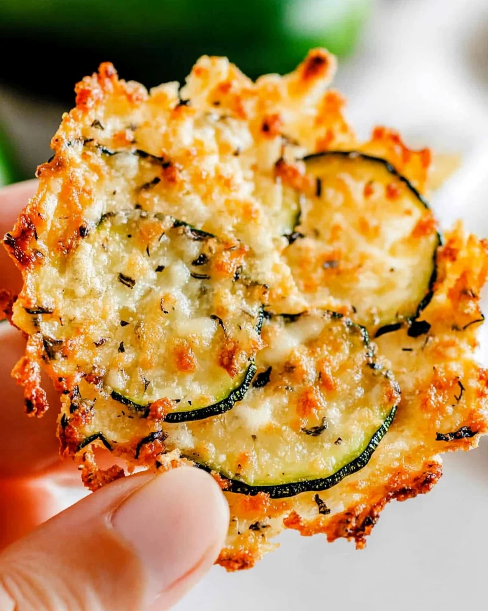 Zucchini Parmesan Crisps