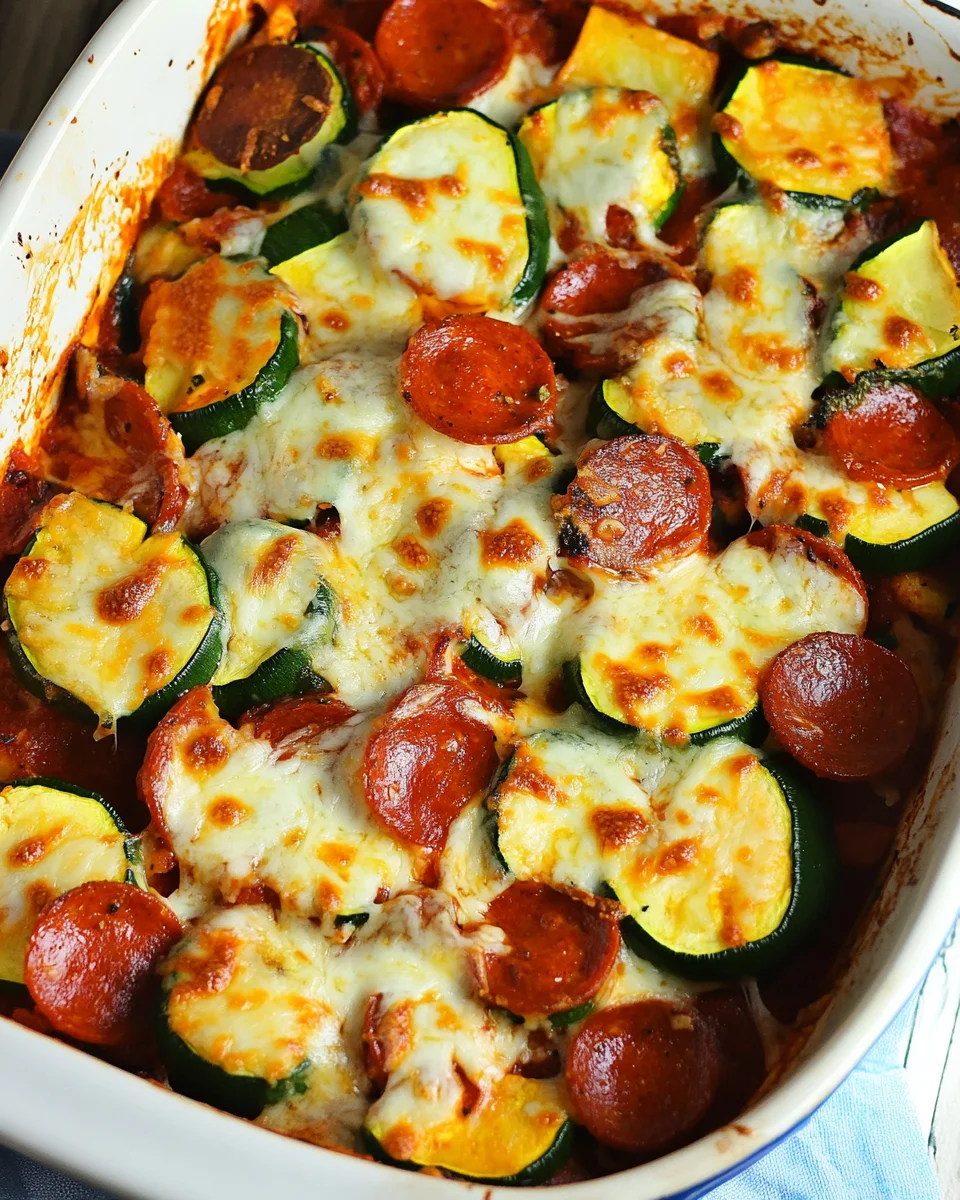 Zucchini Pizza Casserole