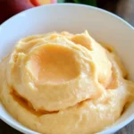 5-Minute Healthy Peach Frozen Yogurt