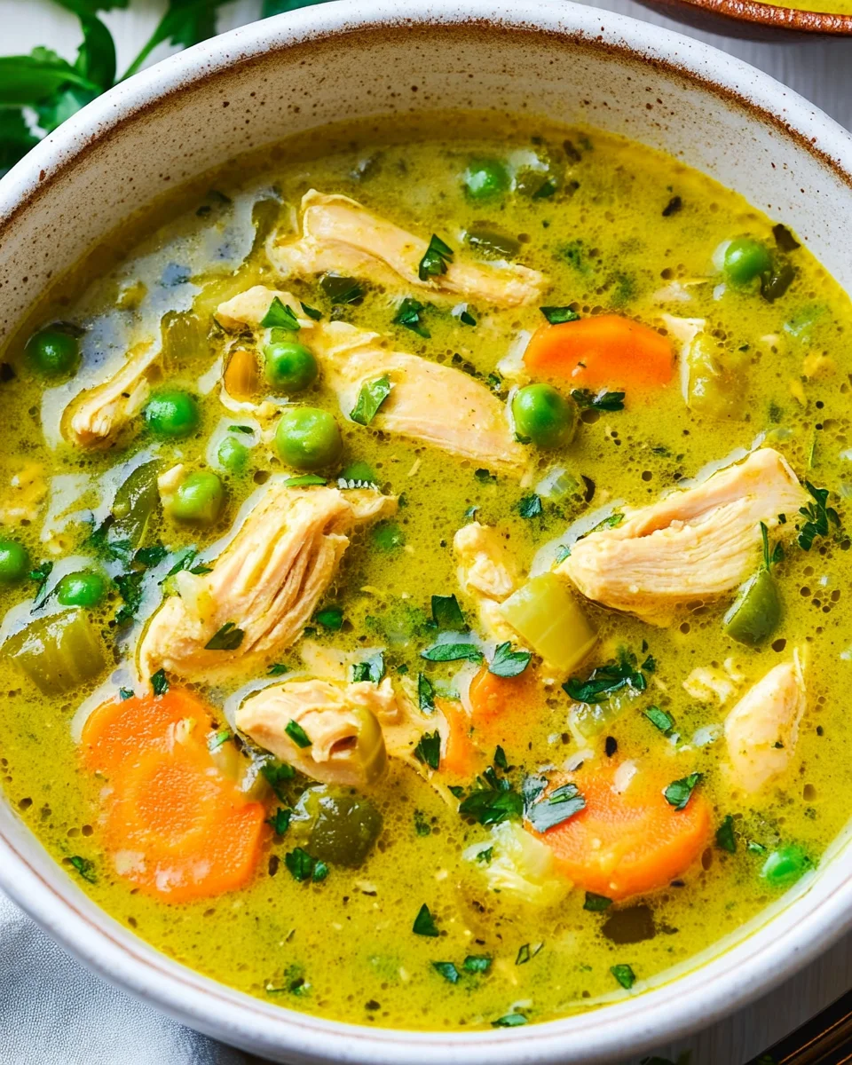 Anti Inflammatory Turmeric Chicken Soup