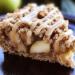 Apple Crumb Cake with Cinnamon Apple Drizzle