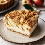 Apple Crumble Cheesecake