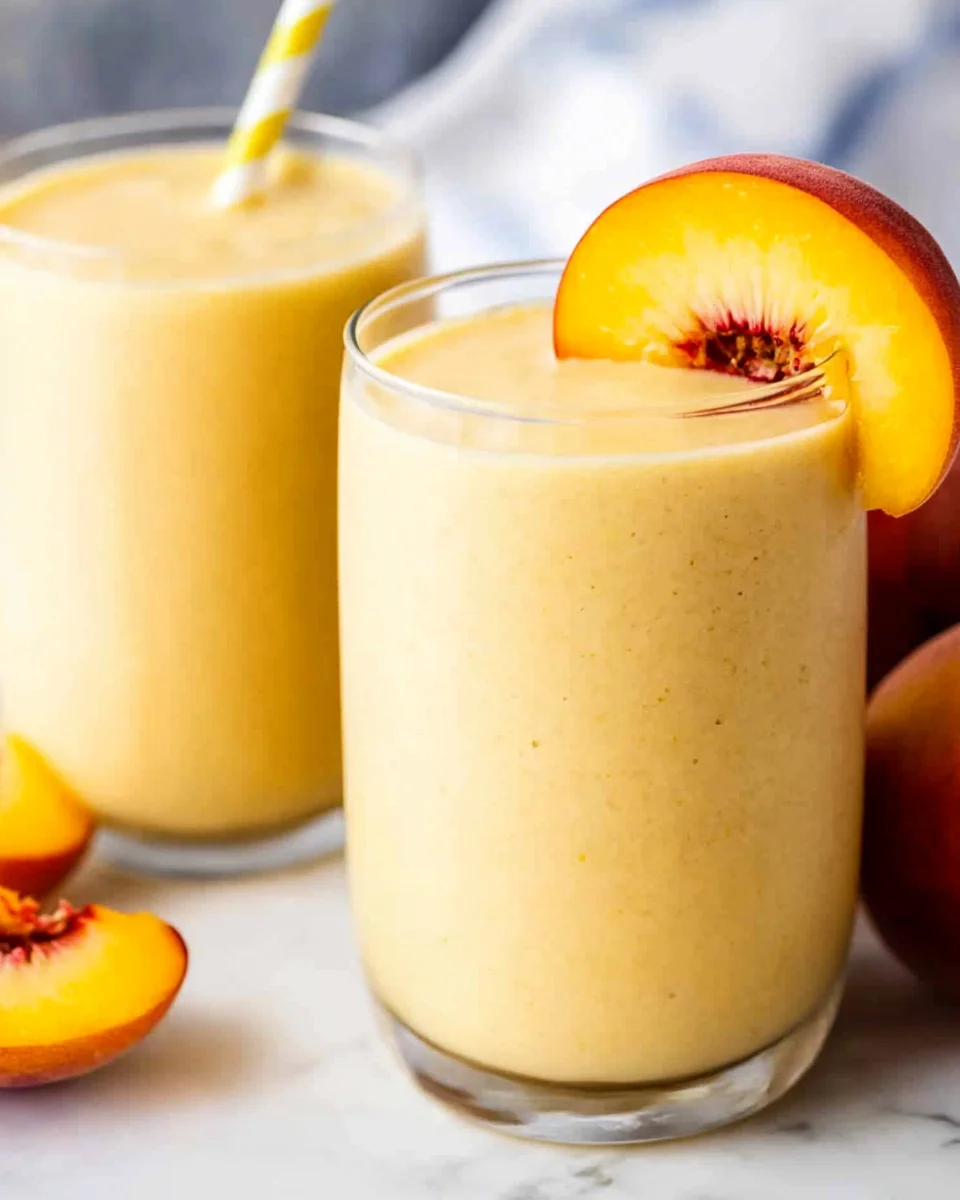 Banana Peach Smoothies