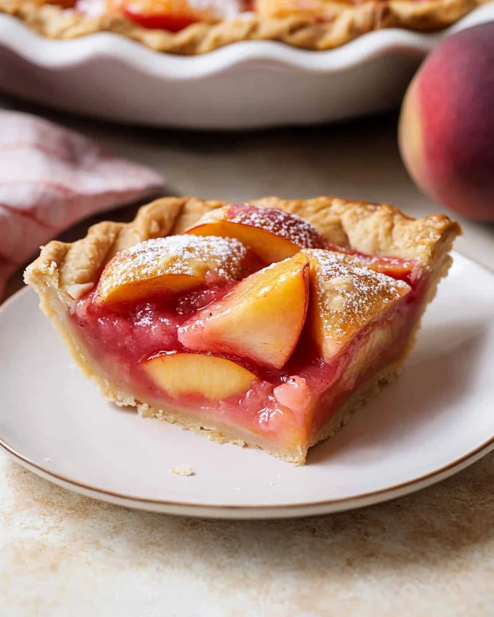 Brown Butter Strawberry Peach Pie