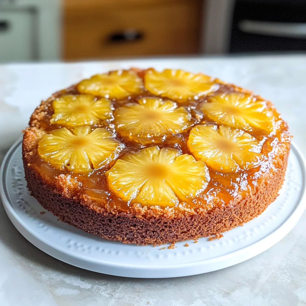 Fresh Pineapple Upside Down Cake