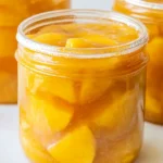 Homemade Canned Peach Pie Filling