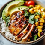 Honey Chipotle Chicken Rice Bowls