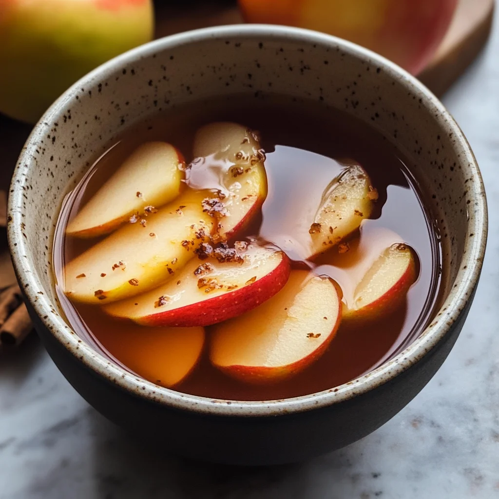 Korean Apple Tea with Ginger and Cinnamon (Saegwa Cha)