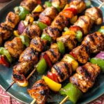 Mexican Barbecue Chicken Skewers