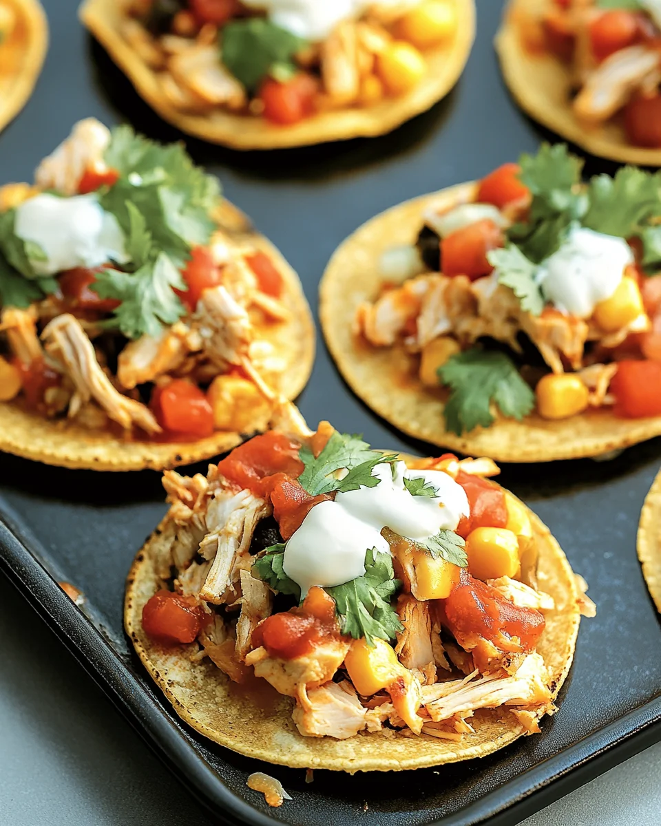 Mexican Rotisserie Chicken Tostadas