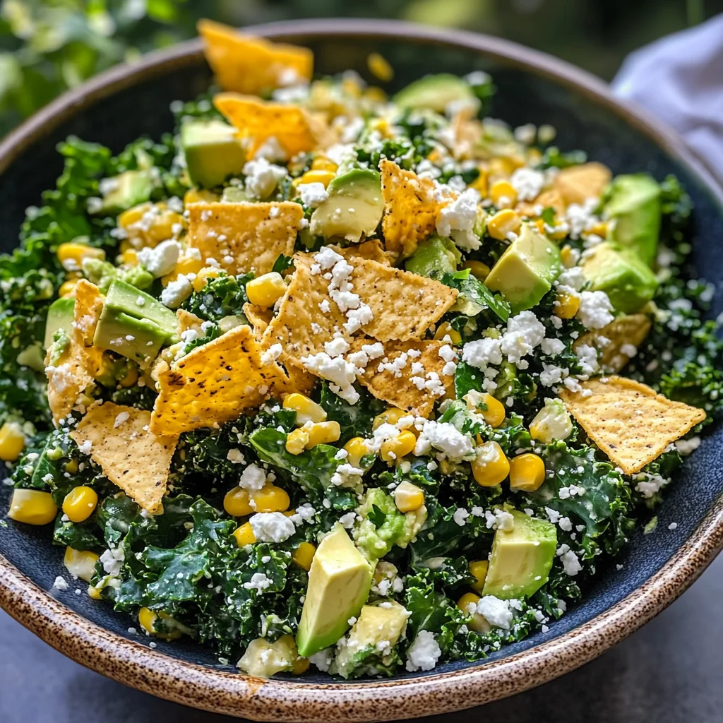 Mexican Street Corn Kale Salad