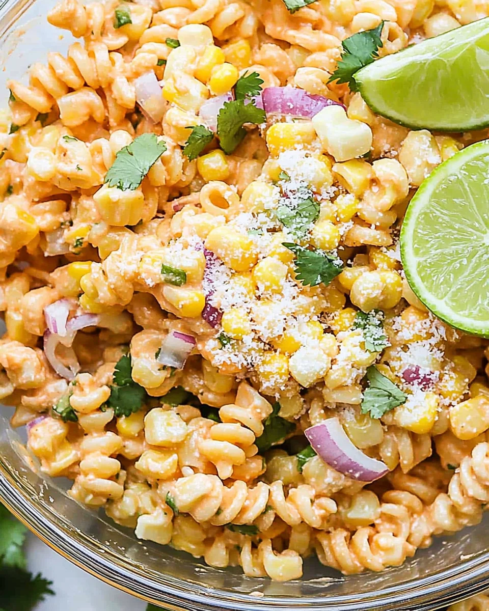 Mexican Street Corn Pasta Salad