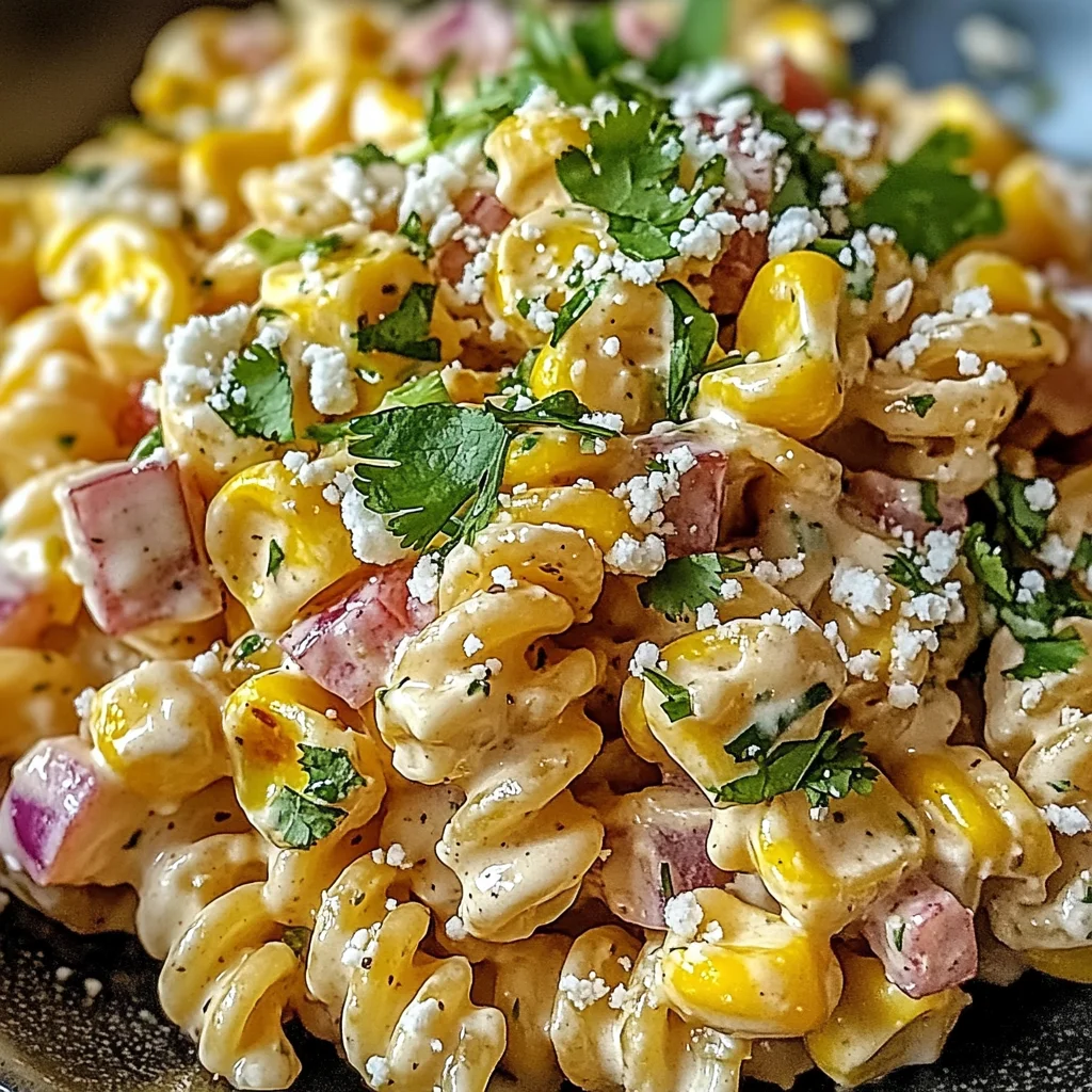 Mexican Street Corn Pasta Salad is a must-try dish!