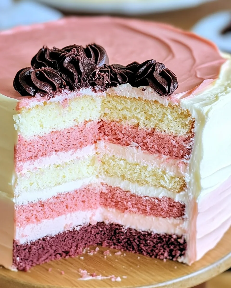 Neapolitan Cake