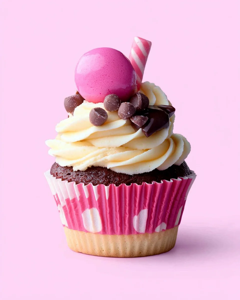 Neapolitan Ice Cream Cupcakes