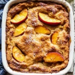 Old School Easy Brown Sugar Peach Cobbler