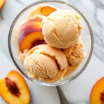 Peach Greek Frozen Yogurt