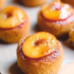 Peach Upside Down Mini Cakes