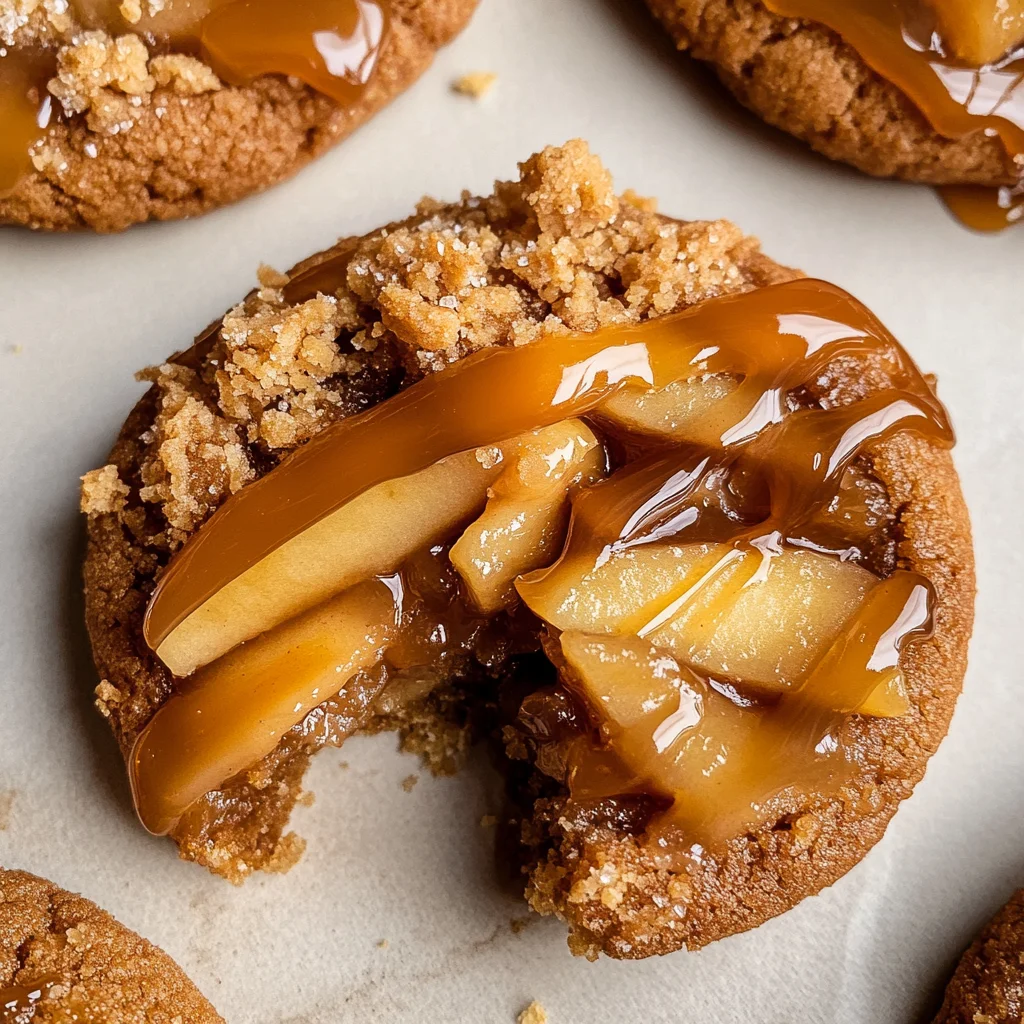 Salted Caramel Apple Pie Cookies