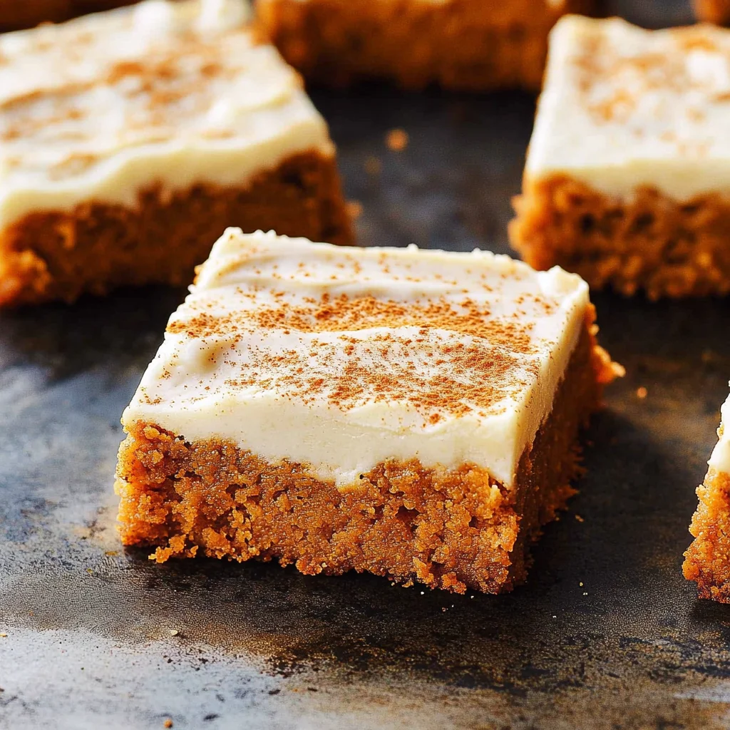 Sheet Pan Libby's Pumpkin Bars