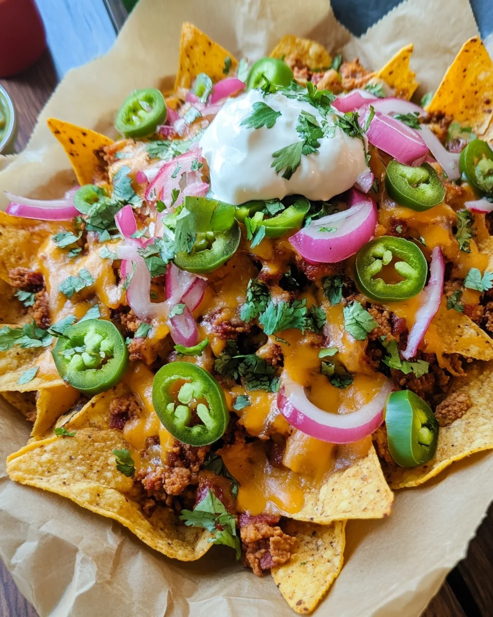 Shredded Tofu Chipotle Nachos