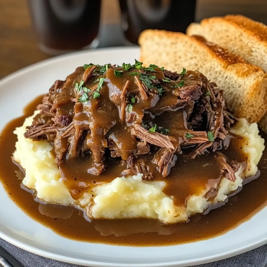 Slow Cooker Beef Manhattan